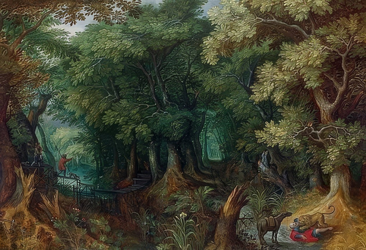 Waldlandschaft tekijältä Abraham Govaerts