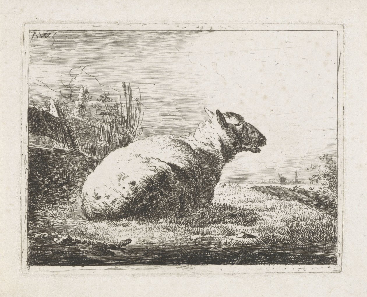 makaavia lampaita tekijältä Abraham Hendrik Winter