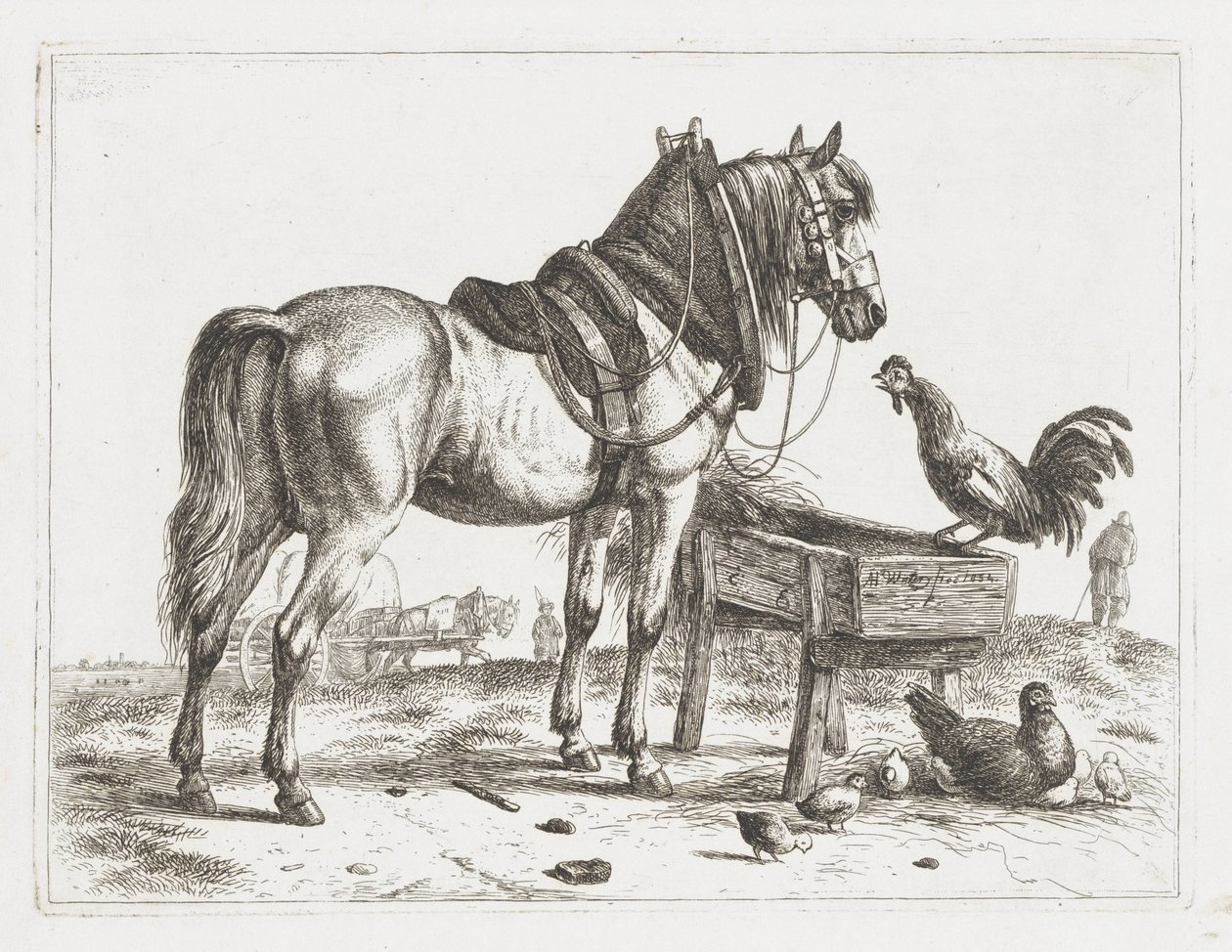 Cavall en acabat de bressol tekijältä Abraham Hendrik Winter