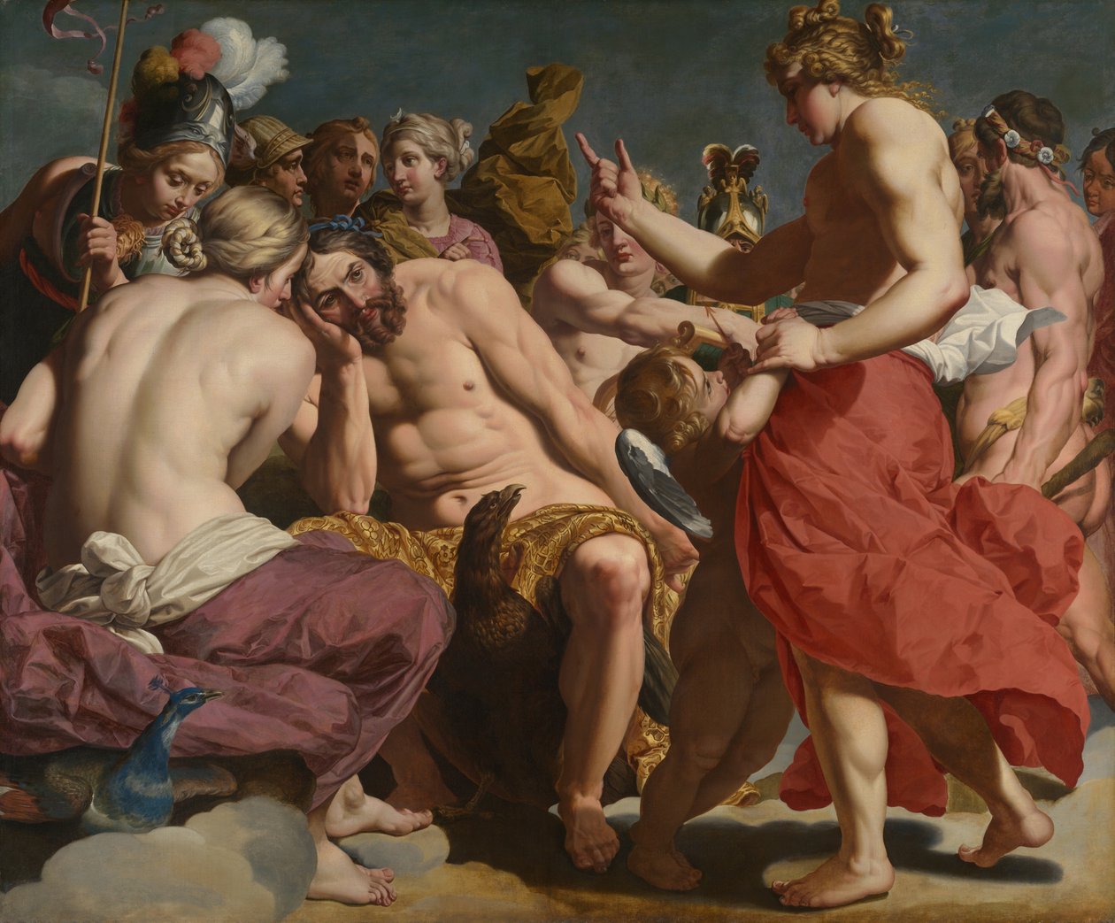 Venuksen nuhtelema Jupiter tekijältä Abraham Janssens
