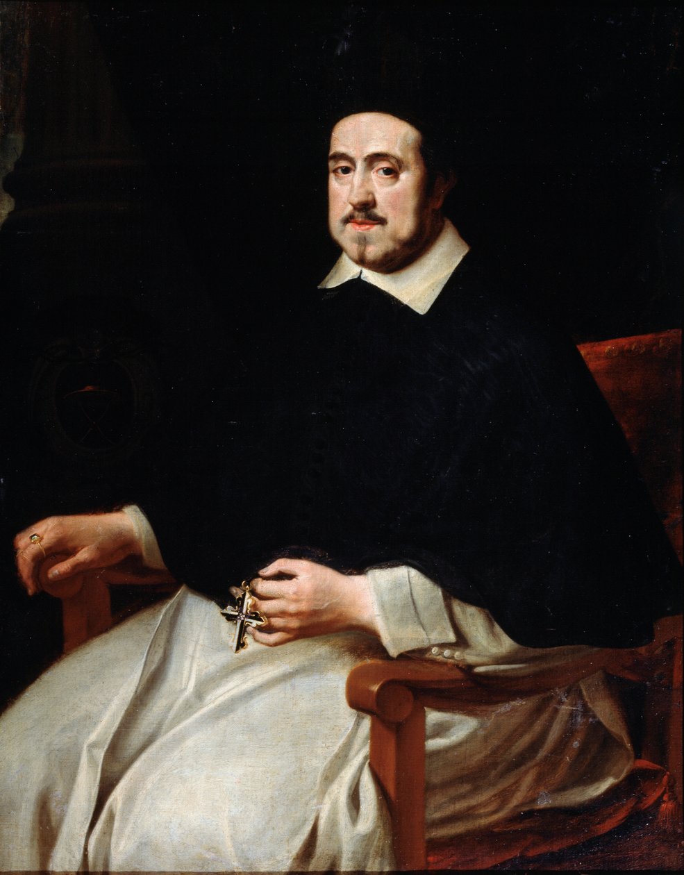 "Antwerpenin piispan Ambrosius Cappeluksen muotokuva", 1600-luku. tekijältä Abraham Jansz van Diepenbeeck