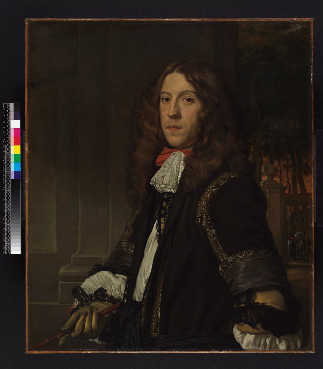 Miehen muotokuva tekijältä Abraham Lamberts Jacobsz van den Tempel