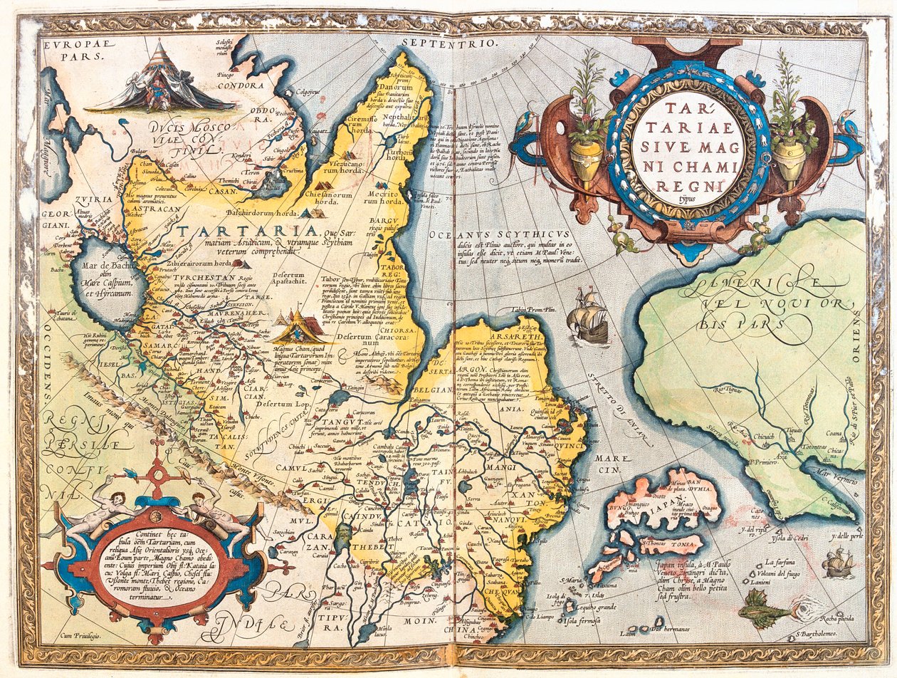 Koillis-Venäjä tekijältä Abraham Ortelius