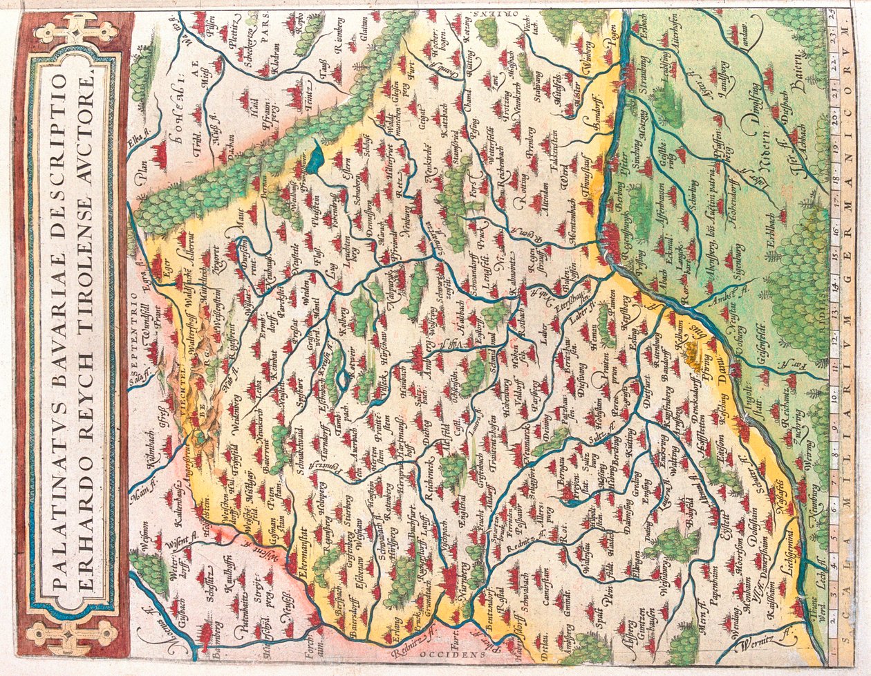 Valtio: Baijeri, Saksa tekijältä Abraham Ortelius