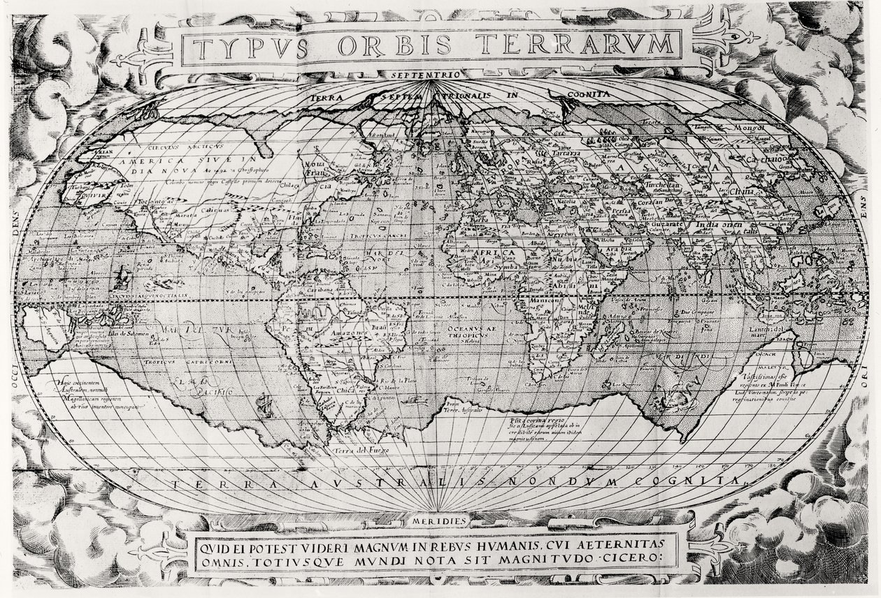 Huonekalut ja erilaiset esineet 1100- ja 1300-luvuilta tekijältä Abraham Ortelius