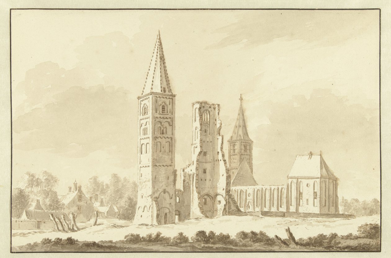 Egmond Abbey tekijältä Abraham Rademaker