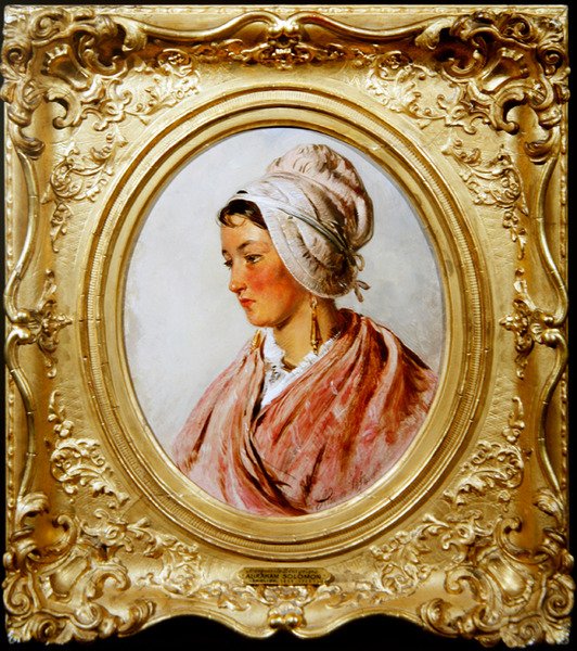 Marguerite Bourgoignen muotokuva tekijältä Abraham Solomon
