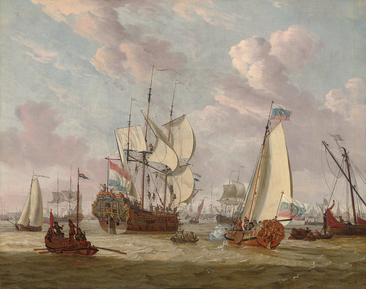 Pietari Suuren vierailu Amsterdamissa elo-syyskuussa 1697 tekijältä Abraham Storck