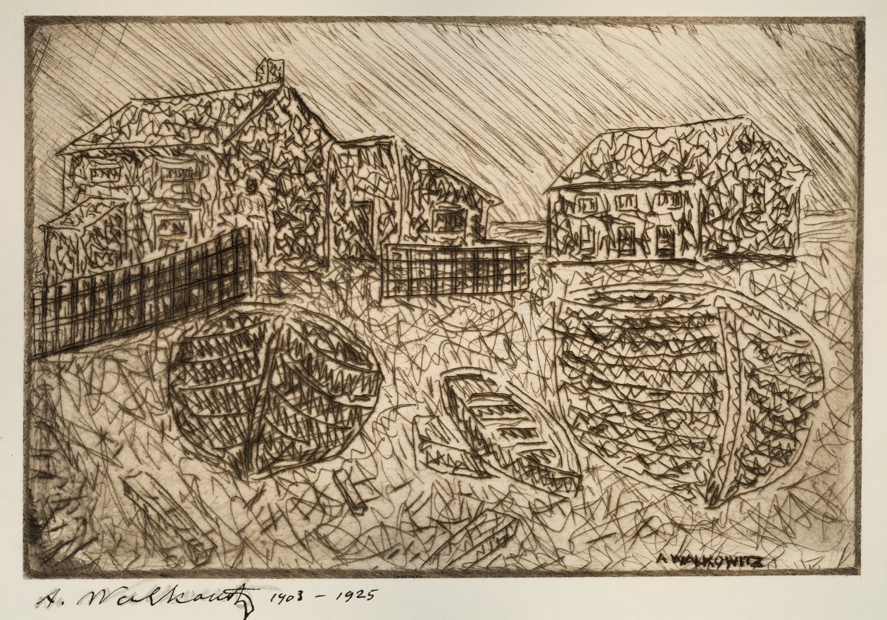 Nimetön One of Six Prints, 1903-1925. tekijältä Abraham Walkowitz