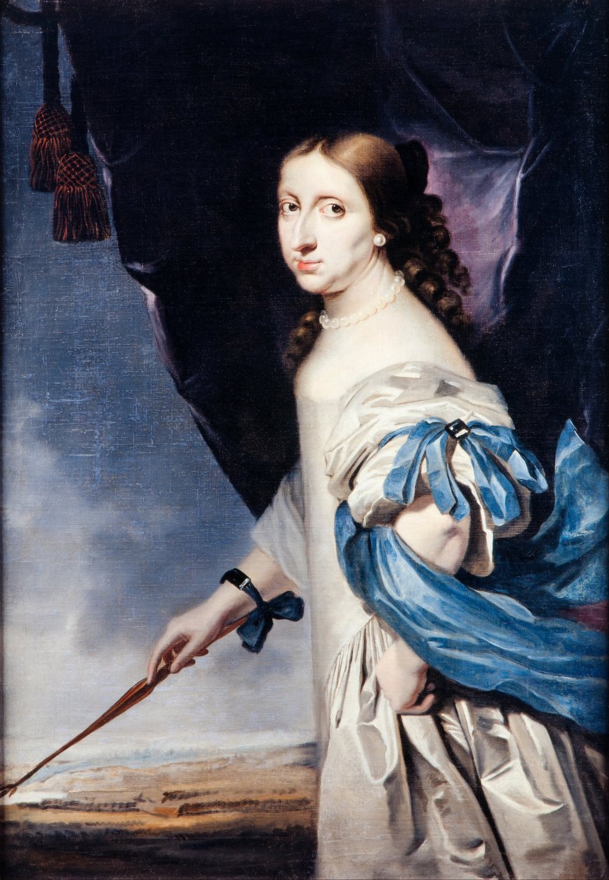 Christina of Sweden (1626-89) tekijältä Abraham Wuchters