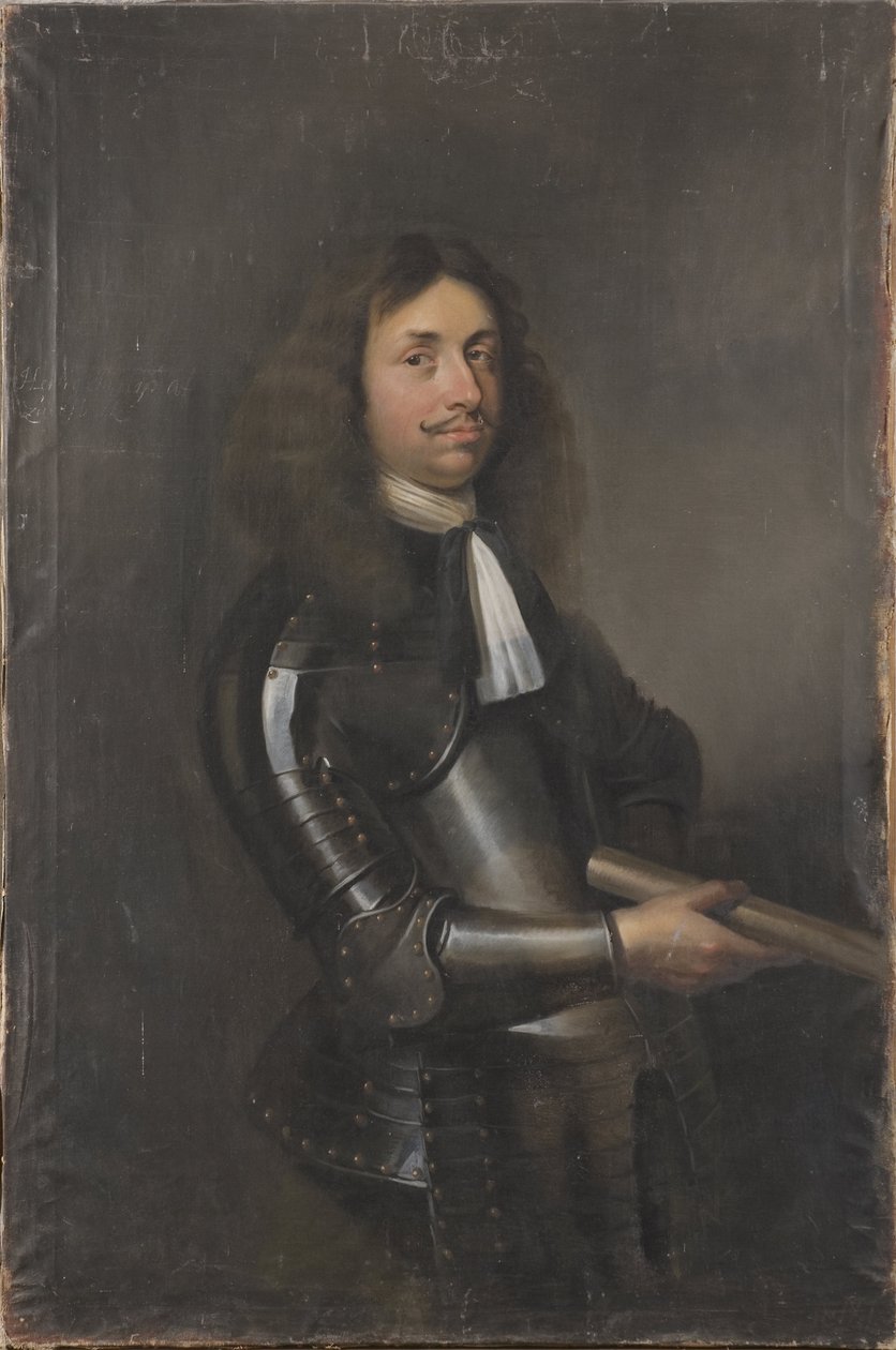 Philippe Florian de Palatinat Soulzbach, marechal keisarillinen - Pfalz-Sulzbachin kreivi Philip Florinuksen muotokuva (1630-1703), Wuchters, Abraham (1610-1682). Öljy kankaalle. Mitat: 118 x 81 cm. Tukholman kansallismuseo tekijältä Abraham Wuchters