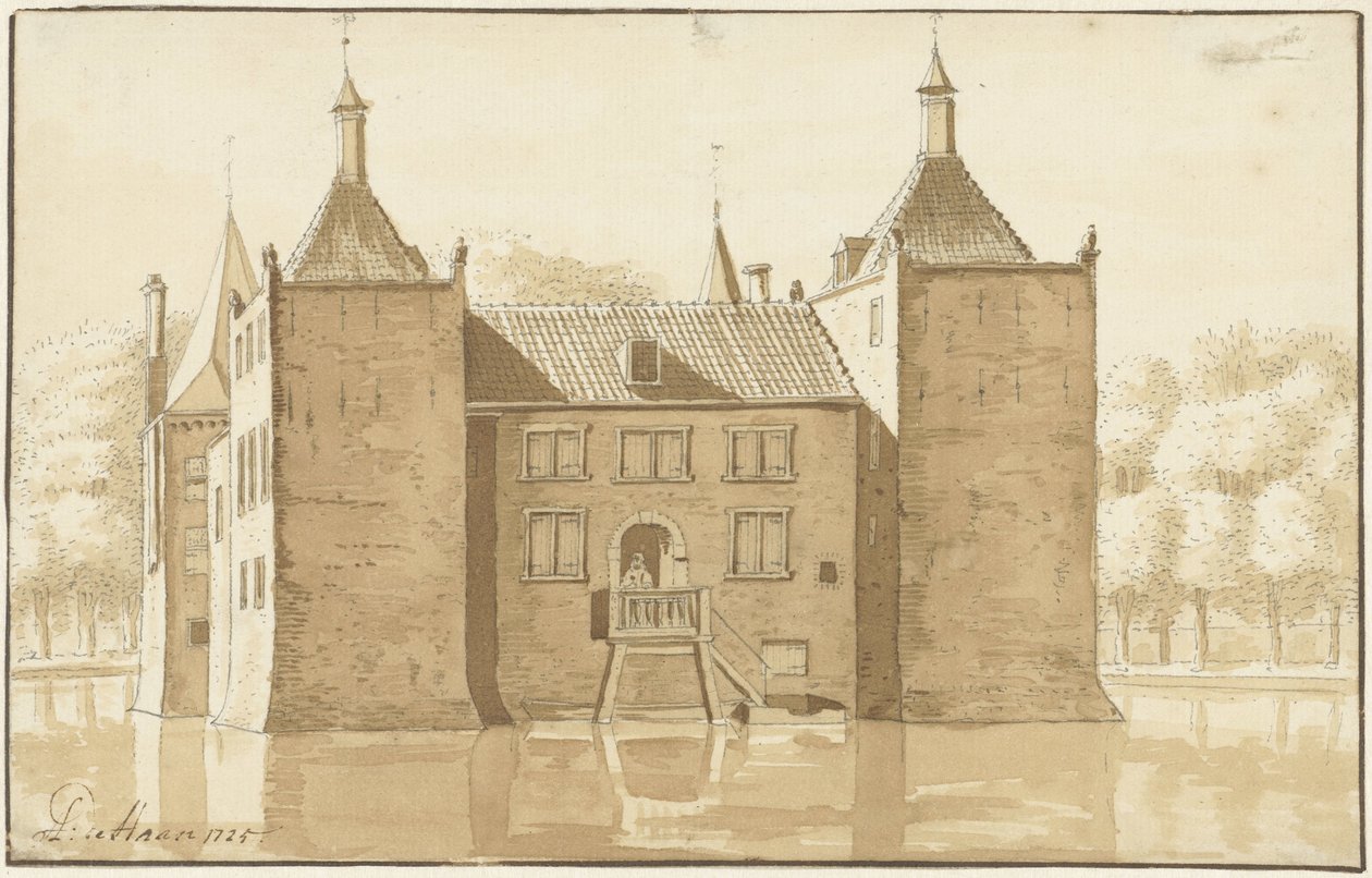 House Ilpenstein, Ilpendam, takaapäin tekijältä Abraham de Haen (II)