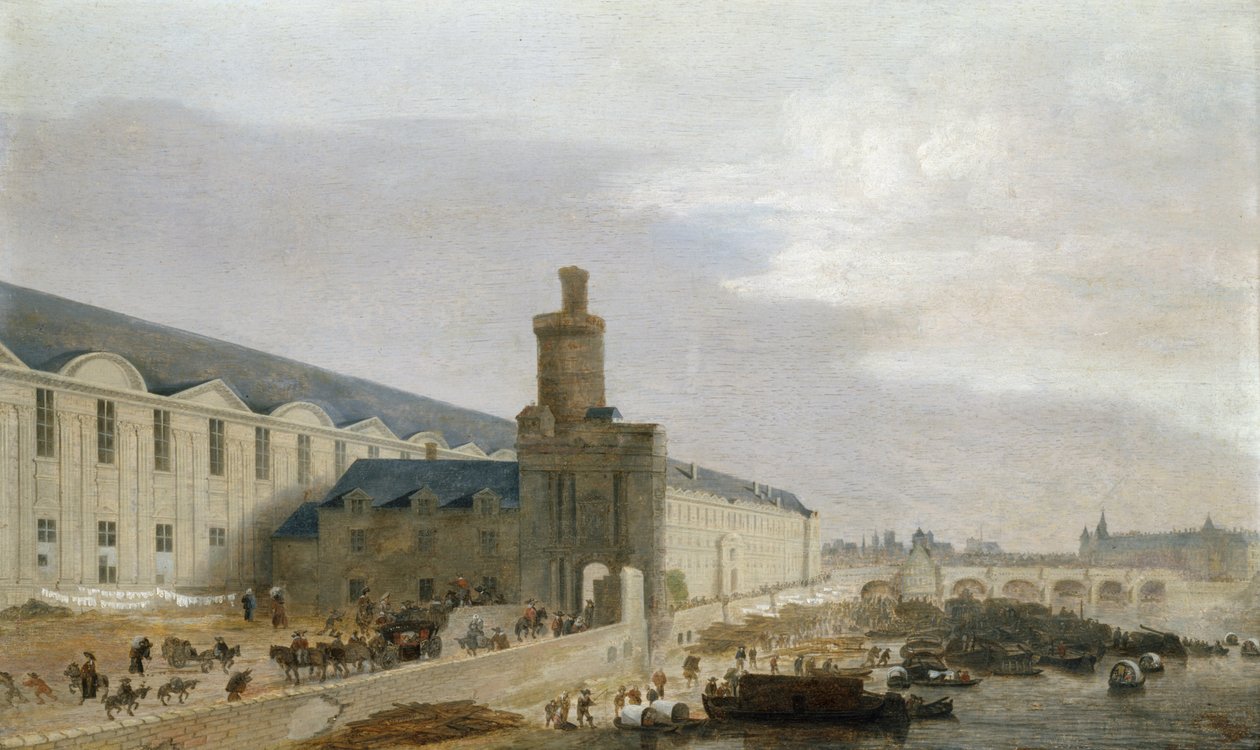 Suuri galleria Louvressa, n. 1640. tekijältä Abraham de Verwer