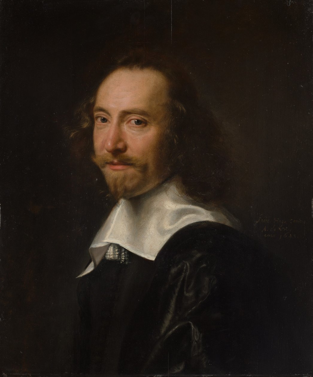Miehen muotokuva, 1643. tekijältä Abraham de Vries