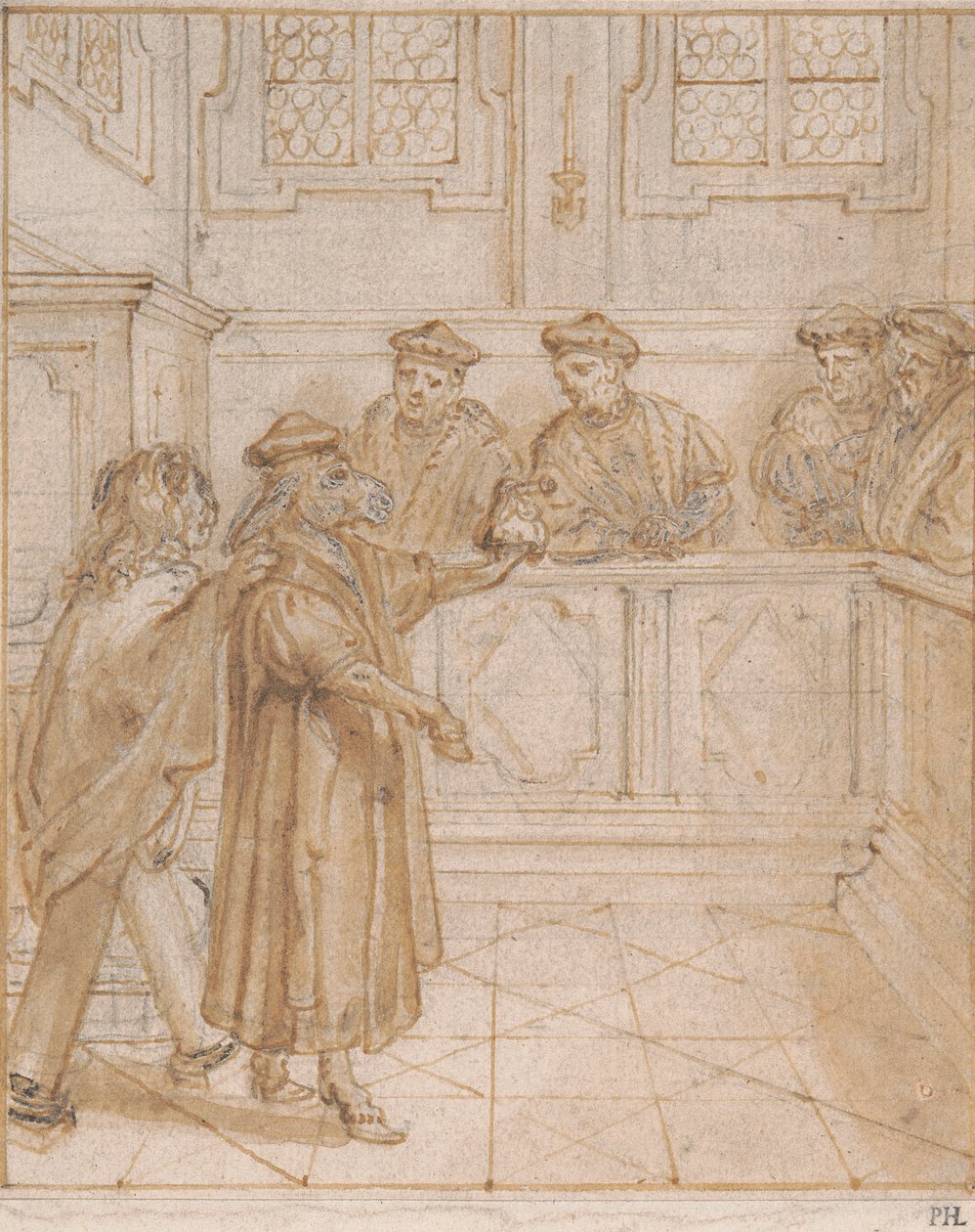 Doctor Ass (Satiiri laista) tekijältä Abraham van Diepenbeeck