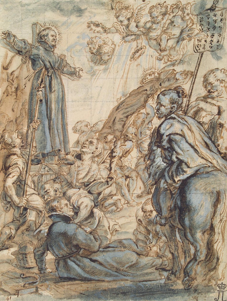 Jesuiittojen marttyyrius Japanissa tekijältä Abraham van Diepenbeeck