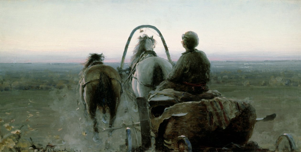 Paluumatka, 1896 tekijältä Abram Efimovich Arkhipov