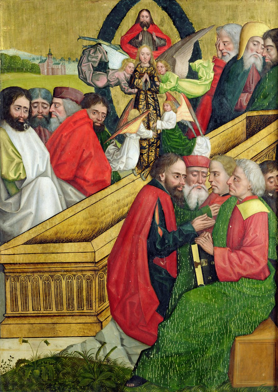 Neitsyt Marian taivaaseenastuminen, kupolialttarilta, 1499 (tempera paneelille). tekijältä Absolon Stumme