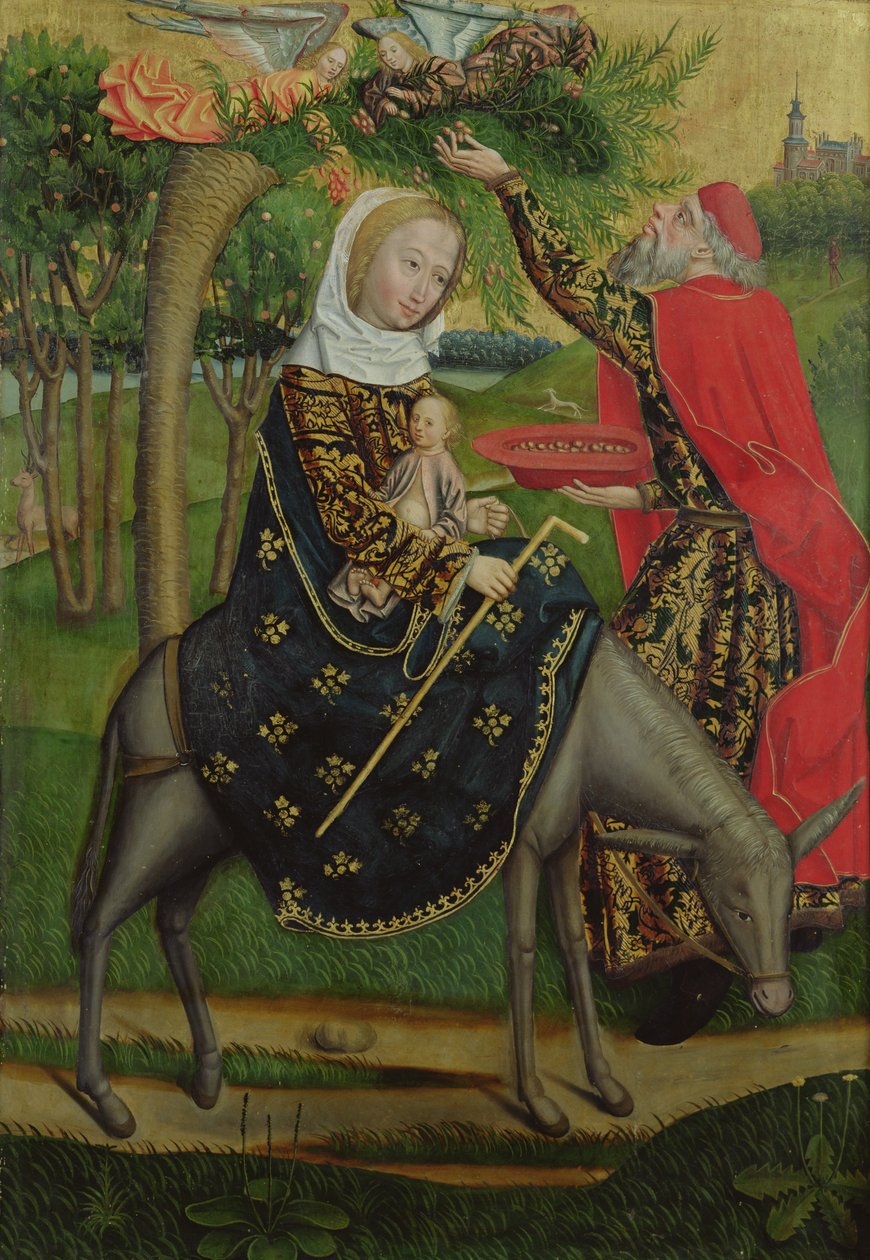 Lento Egyptiin, Dome-alttarilta, 1499 (tempera paneelissa) tekijältä Absolon Stumme