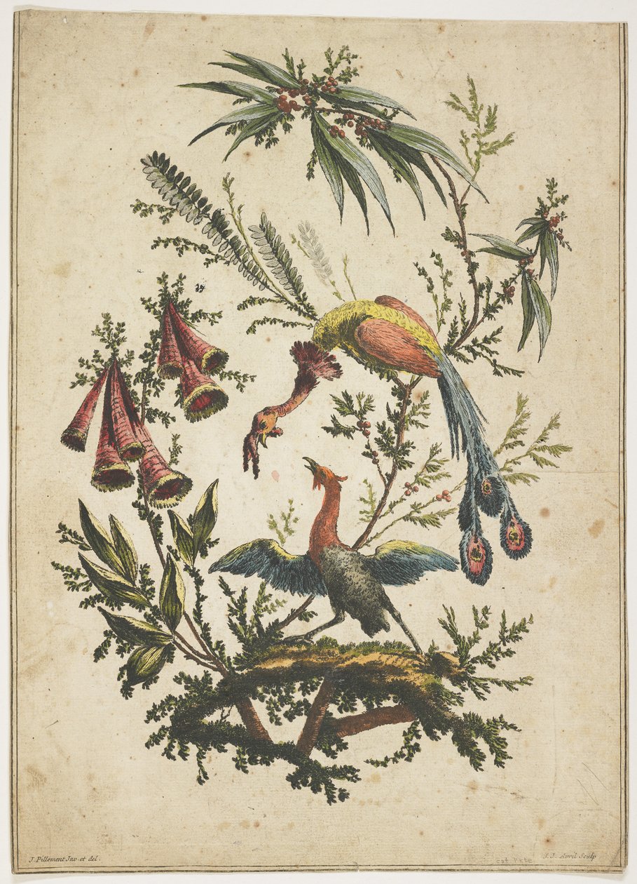 Muotokuva Galerie Fashionablesta, c. 1830 tekijältä Achille Devéria