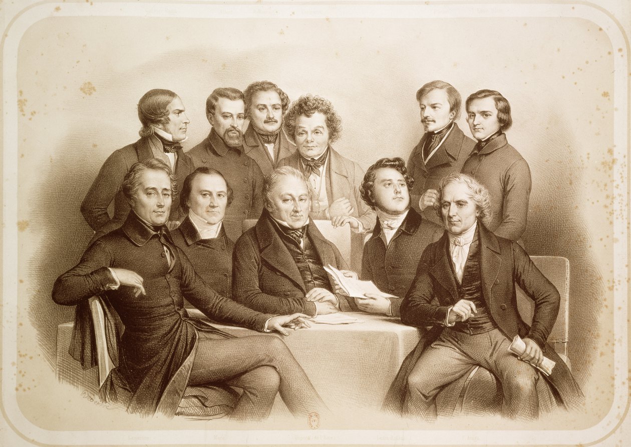 Väliaikainen hallitus 24. helmikuuta 1848, 1848 tekijältä Achille Devéria
