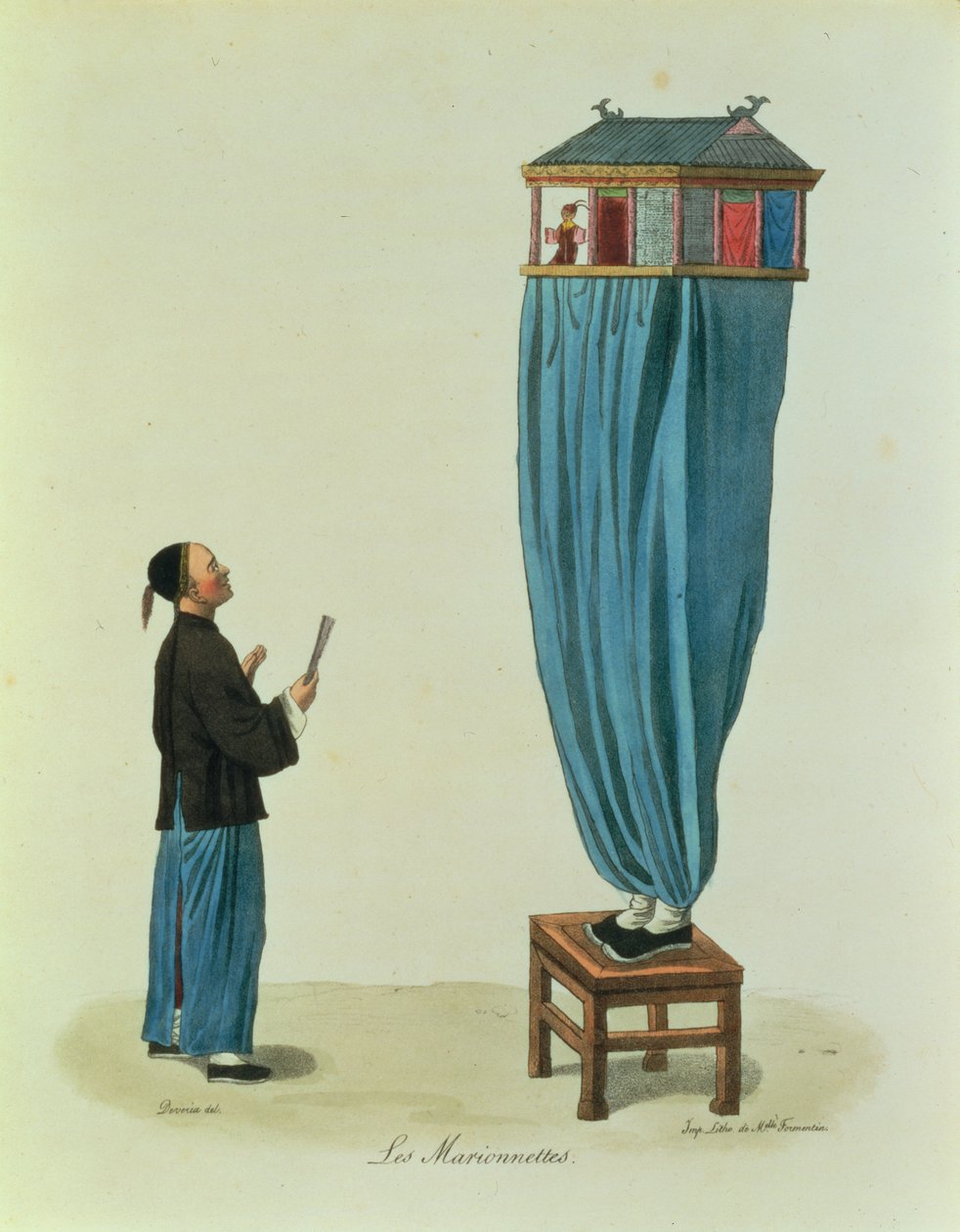 Nuket, kaiverrus Mlle. Formentin, pub. 1824-27 (89861:n jälkeen) tekijältä Achille Devéria