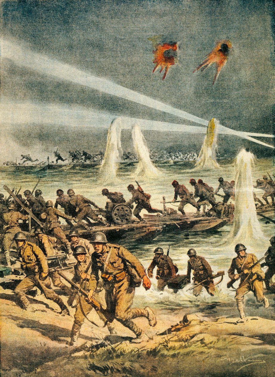 Japanin eteneminen Kiinaan Kiinan ja Japanin sodan aikana (1937-1945), Achille Beltrame (1871-1945), La Domenica del Corrieresta Kiinasta, 1900-luku tekijältä Achille Beltrame