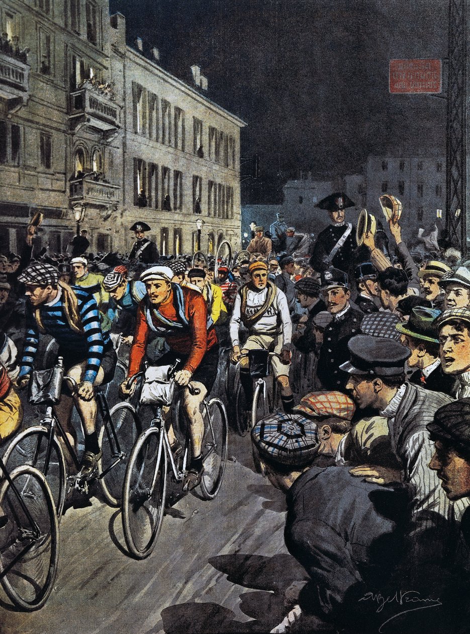 Italian kiertue alkaen Milanosta, La Domenica del Corrieresta, Italiasta tekijältä Achille Beltrame