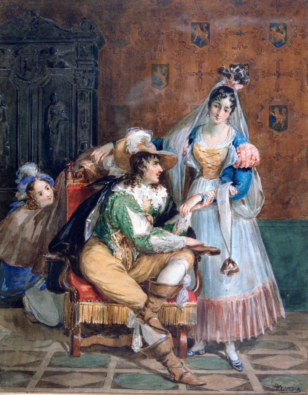 He voisivat, c1820-1857 tekijältä Achille Devéria