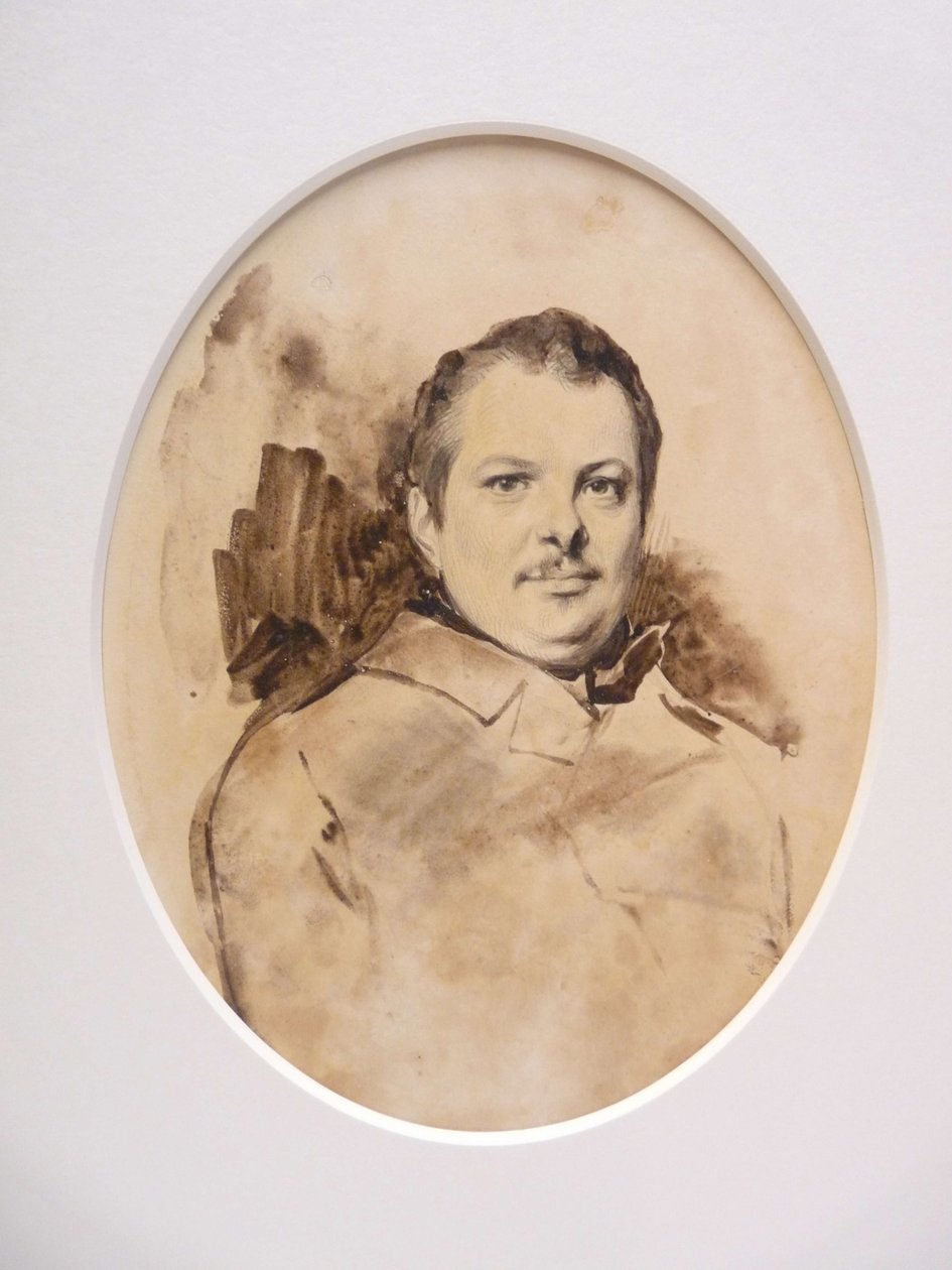 Honoré de Balzacin muotokuva 1799-1850, n. 1829. tekijältä Achille Devéria