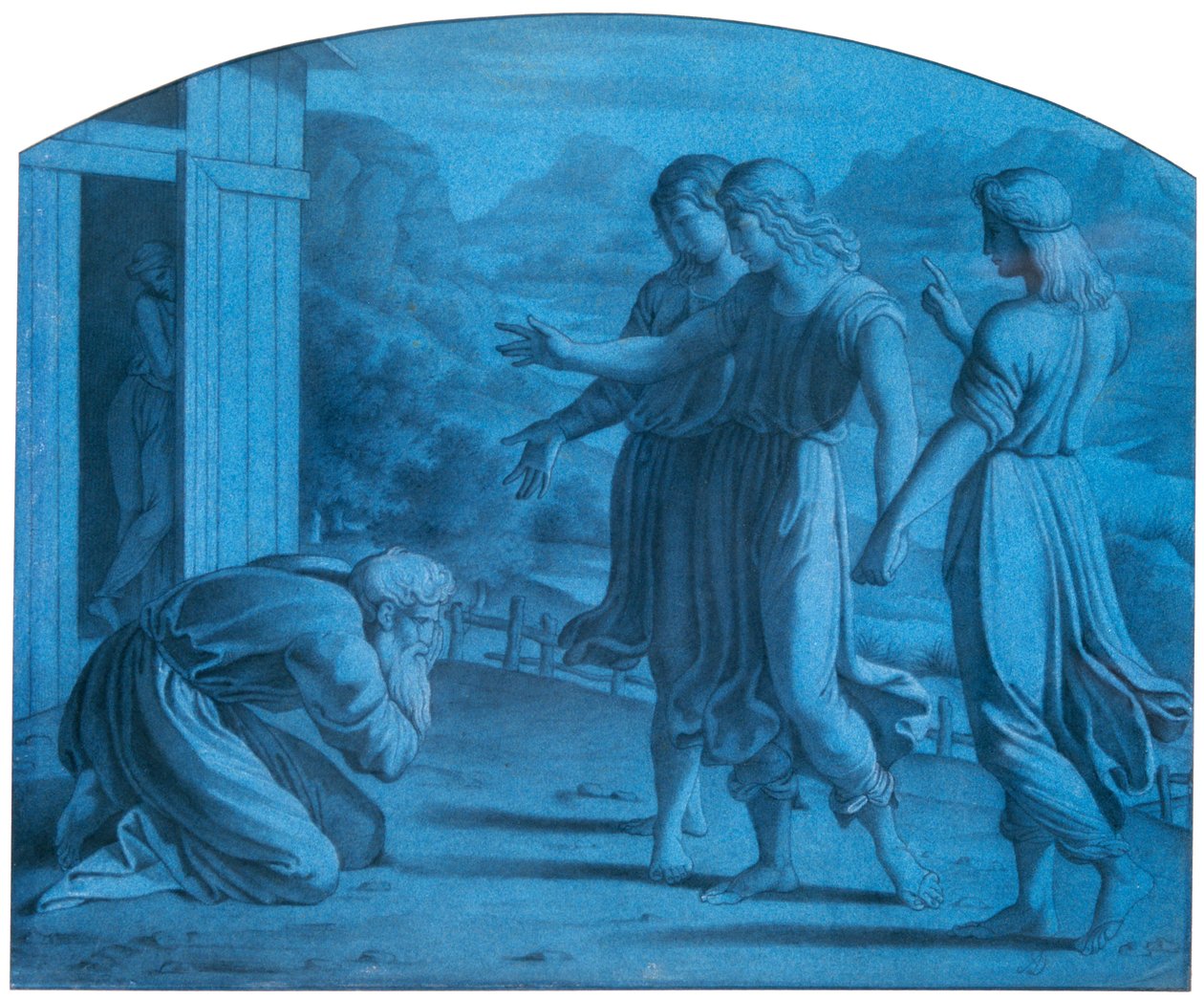 Abrahamin Hospitalite, 1820-1857 tekijältä Achille Devéria
