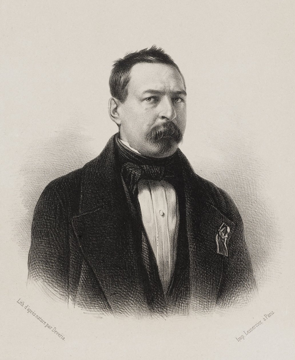 Kansalliskokous, kansanedustajien galleria - Toussaint Bravard tekijältä Achille Devéria