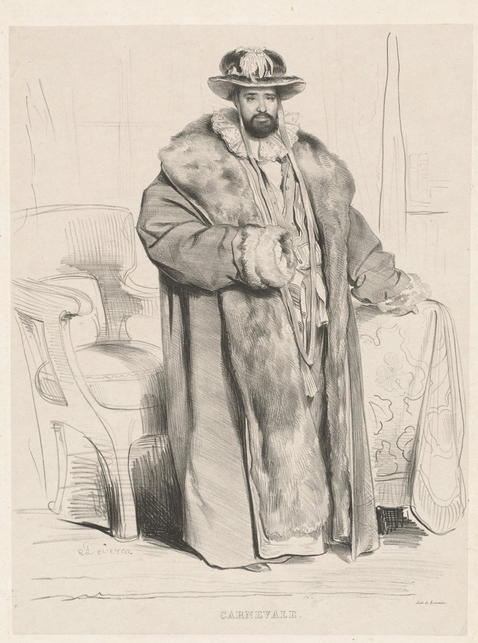 Carnevale tekijältä Achille Devéria