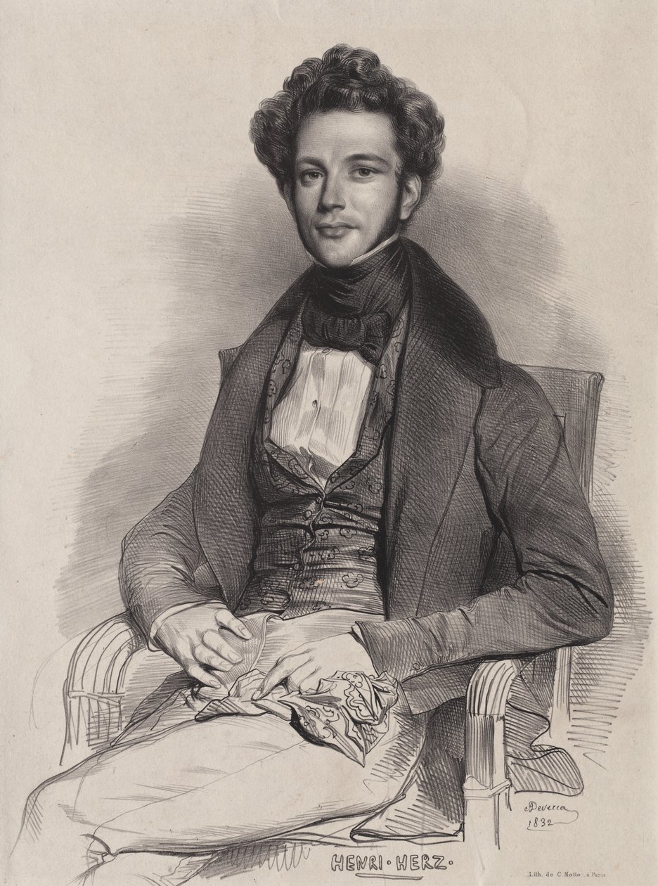 Henri Herz, pianisti tekijältä Achille Devéria