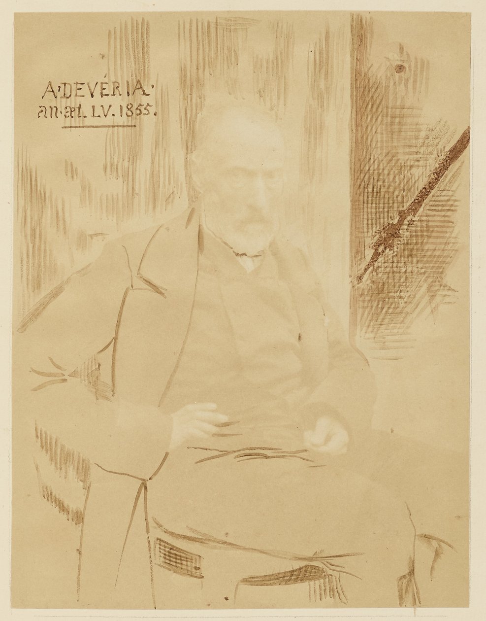 [Muotokuva tai omakuva Achille Devériasta] tekijältä Achille Devéria