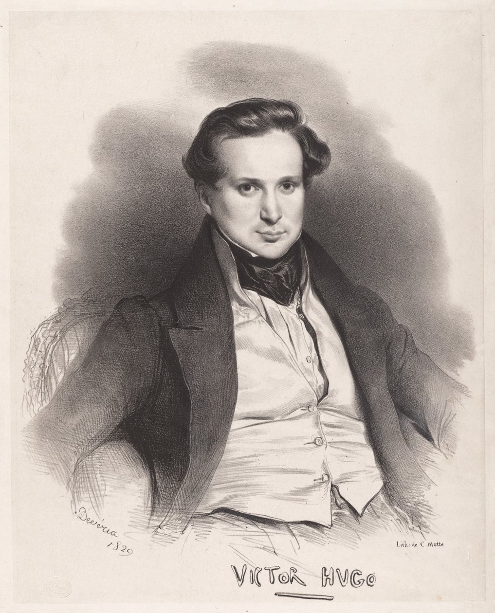 Victor Hugo tekijältä Achille Devéria