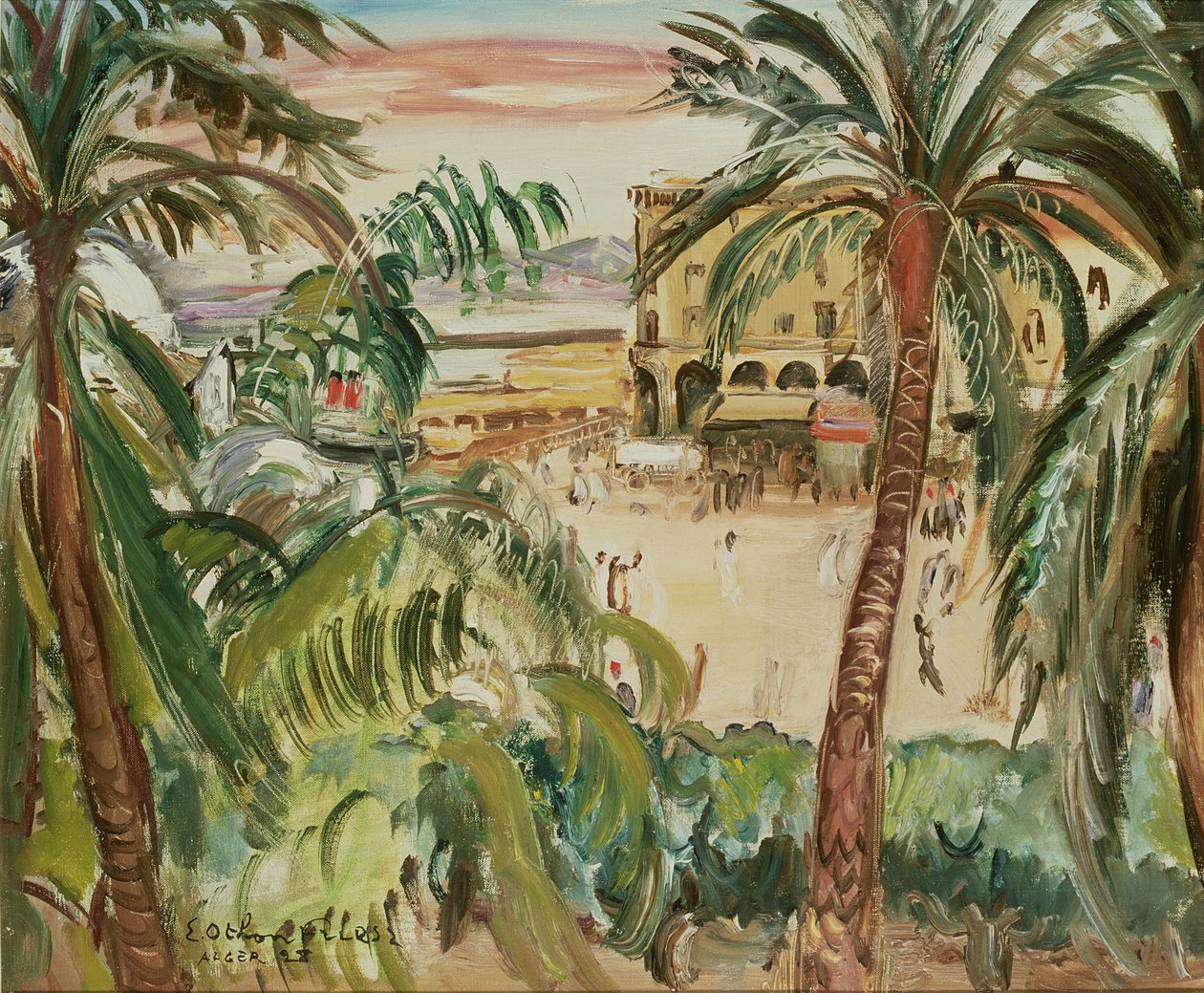 Alger, Hallituksen taloaukio tekijältä Achille Emile Othon Friesz