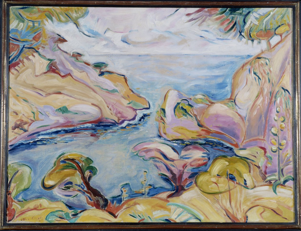 Figuerollesin kalankki La Ciotatissa Achille-Emile (Achille Emile) Othon Friesz (1879-1949) 1907 Pakollinen maininta: Provencen säätiön tervehdyskokoelma, Marseille tekijältä Achille Emile Othon Friesz