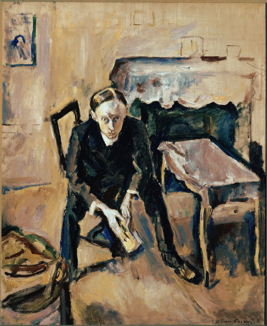 Ranskalaisen kirjailijan Fernand Fleuretin muotokuva (öljy kankaalle tekijältä Achille Emile Othon Friesz