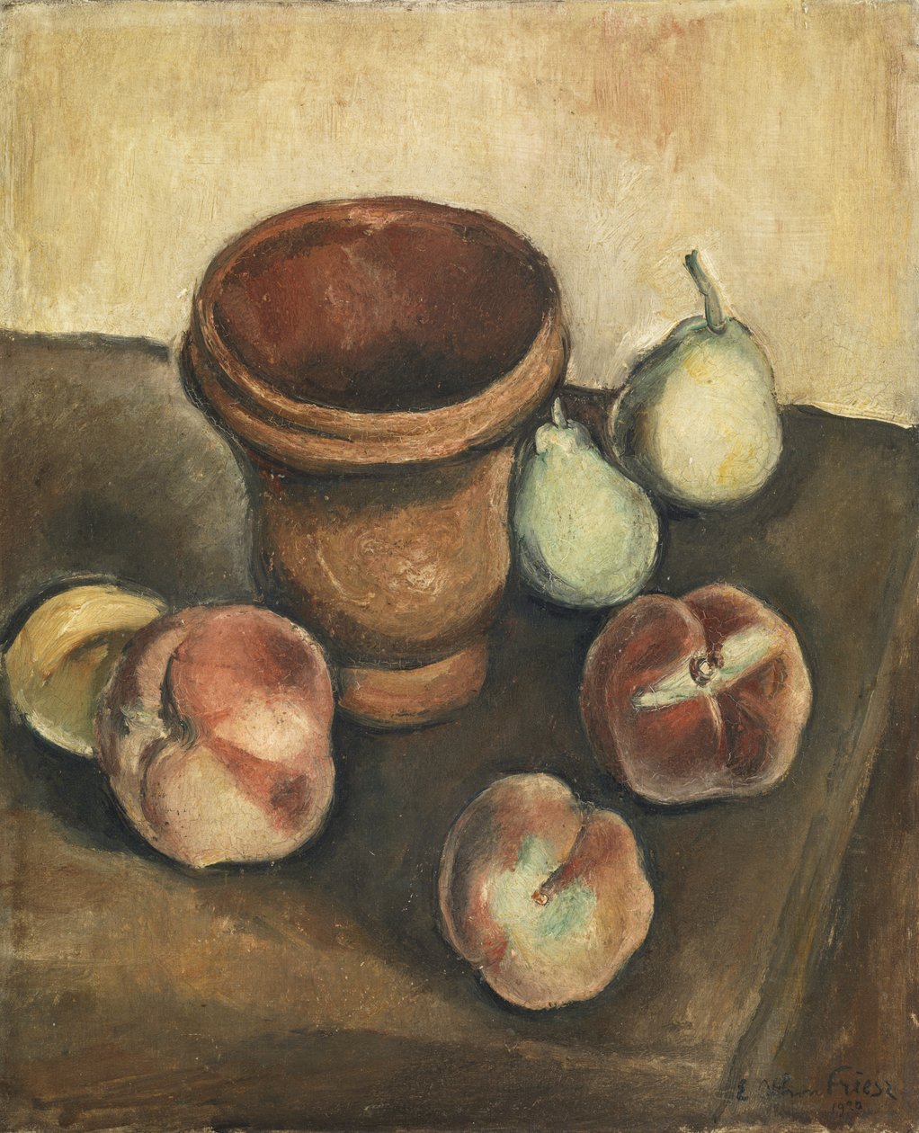 Asetelma persikoilla ja päärynöillä tekijältä Achille Emile Othon Friesz