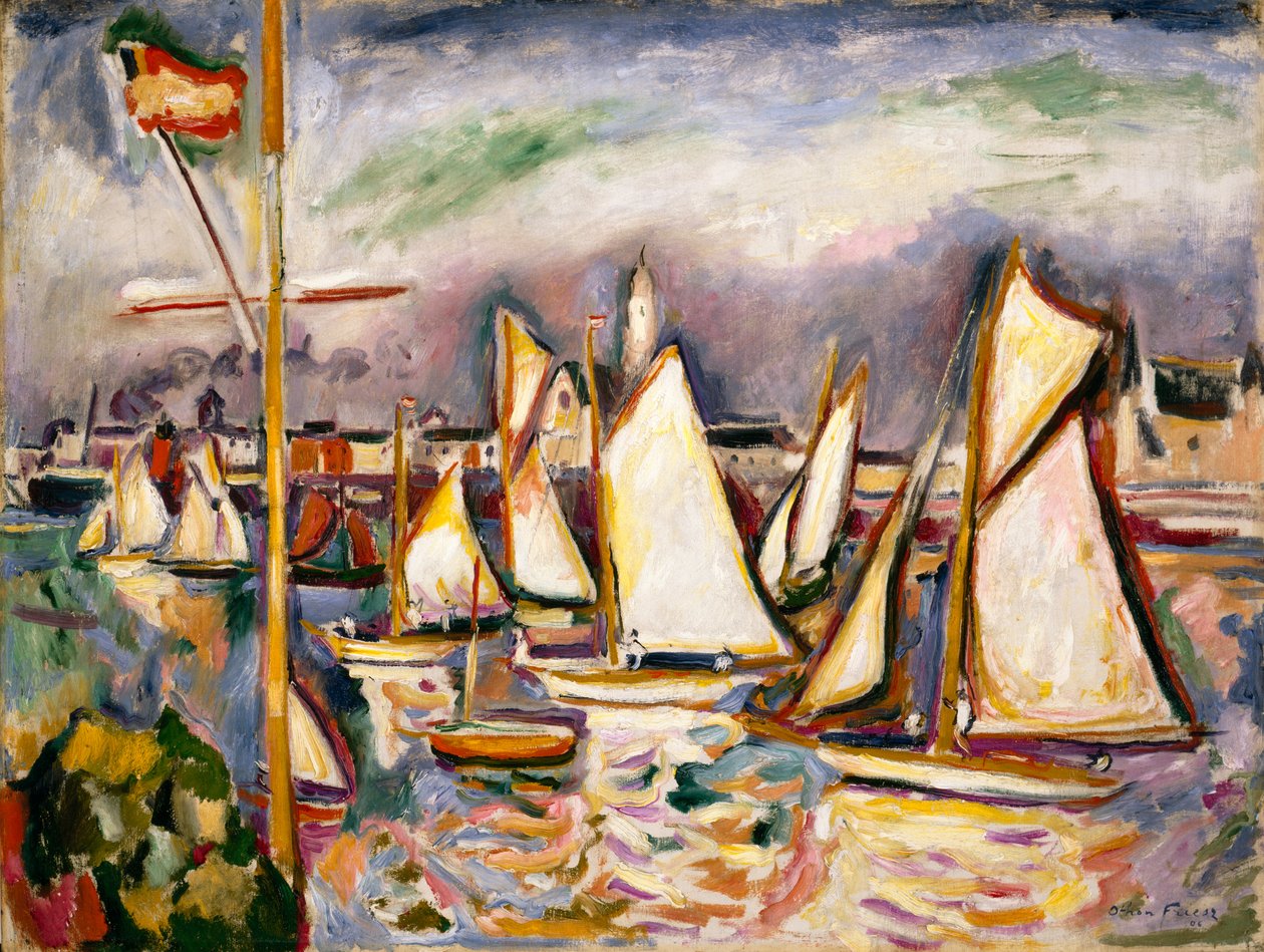 Regatta Antwerpenissä tekijältä Achille Emile Othon Friesz