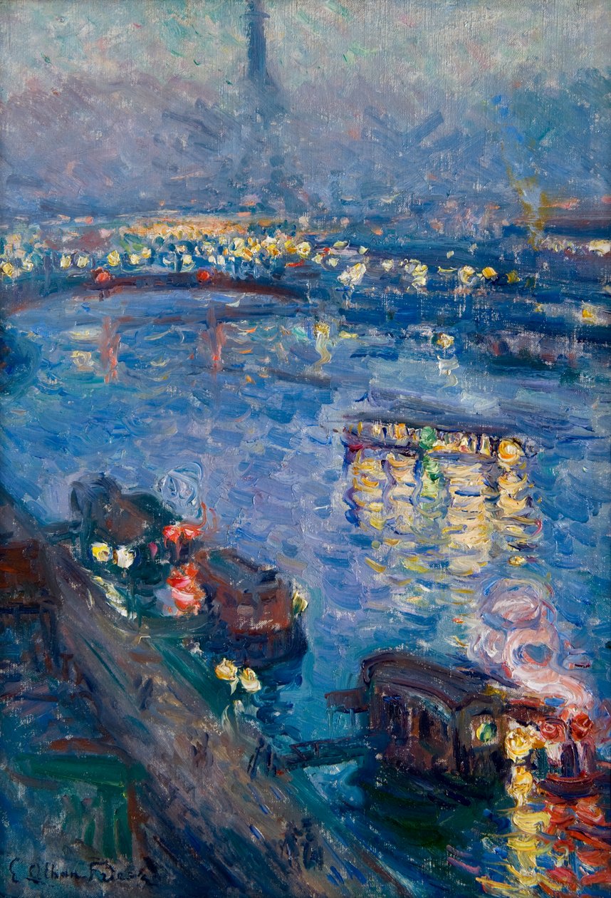 Seine Pariisissa - Pont de Grenelle tekijältä Achille Emile Othon Friesz