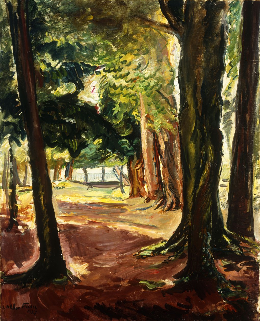 Puut lähellä Cote de Gracea; Puut lähellä Cote de Gracea tekijältä Achille Emile Othon Friesz