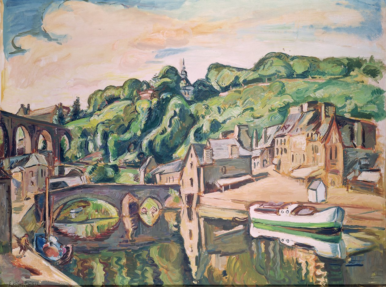 Näkymä Dinanille (öljy kankaalle) tekijältä Achille Emile Othon Friesz