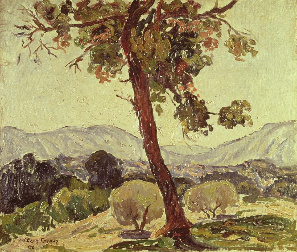 Metsäinen maisema tekijältä Achille Emile Othon Friesz