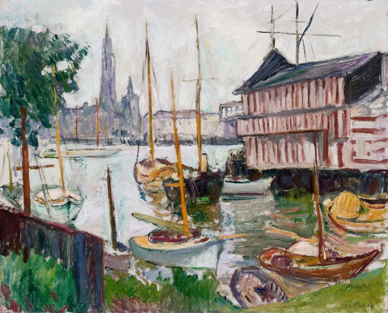 Yacht Basin Sainte-Annessa, Antwerpenissä tekijältä Achille Emile Othon Friesz