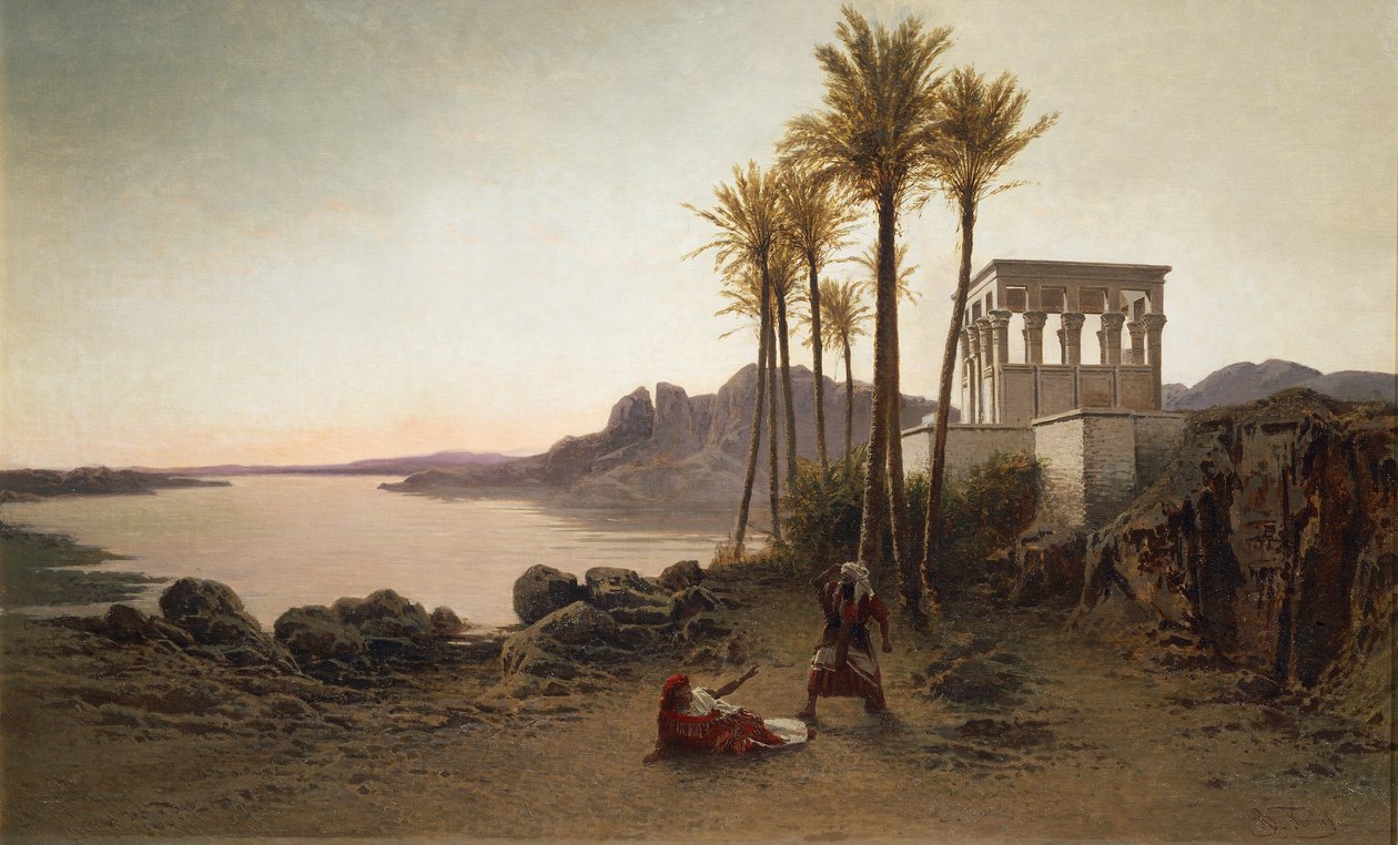 Kohtaus Giuseppe Verdin Aidasta, maalaus Achilles Formis (1832-1906), Italia tekijältä Achille Formis Befani