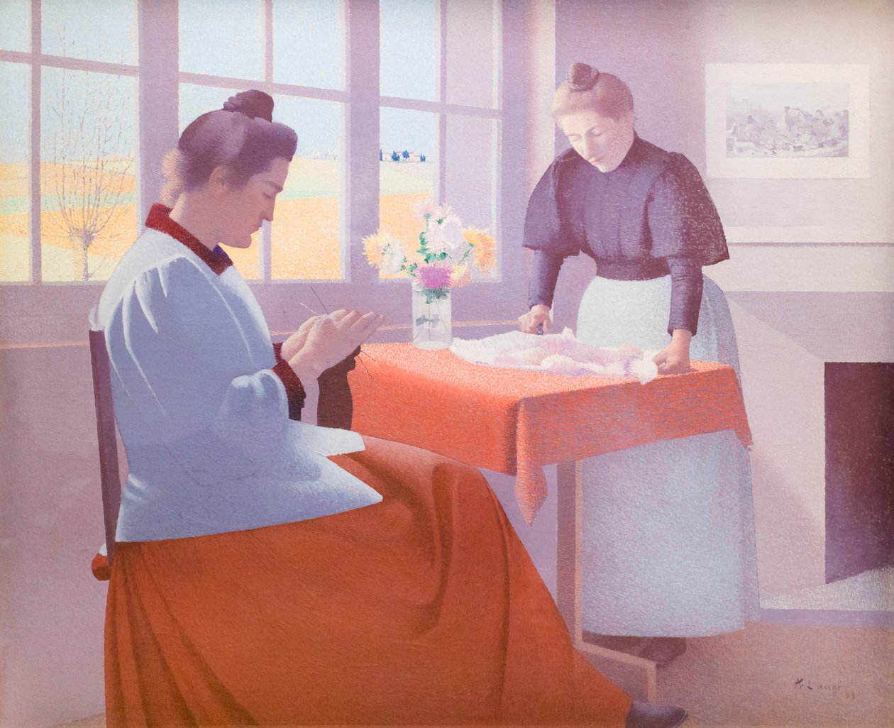 Ikkunalla tekijältä Achille Lauge