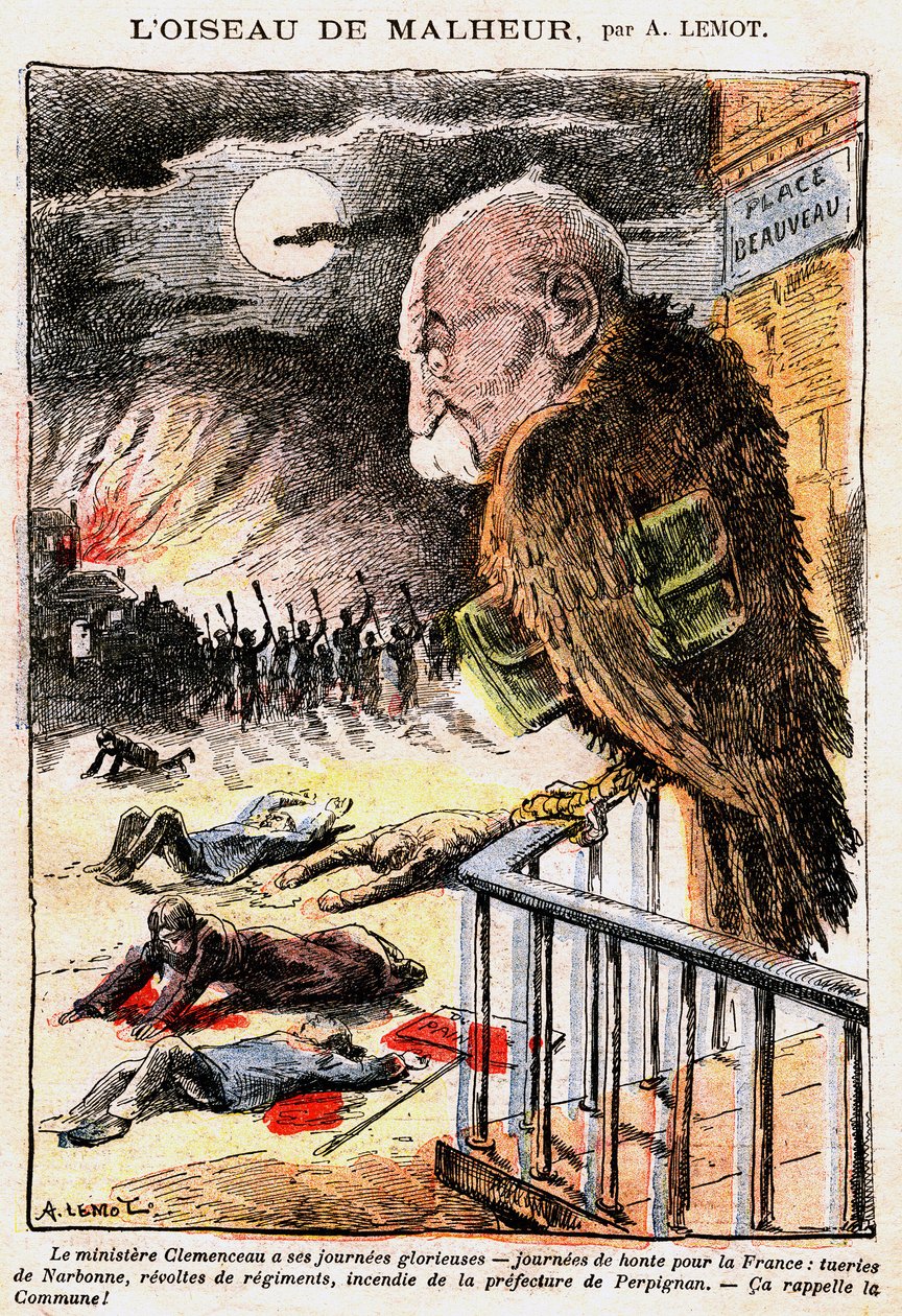 George Clemenceau elokuvassa Pilgrim tekijältä Achille Lemot