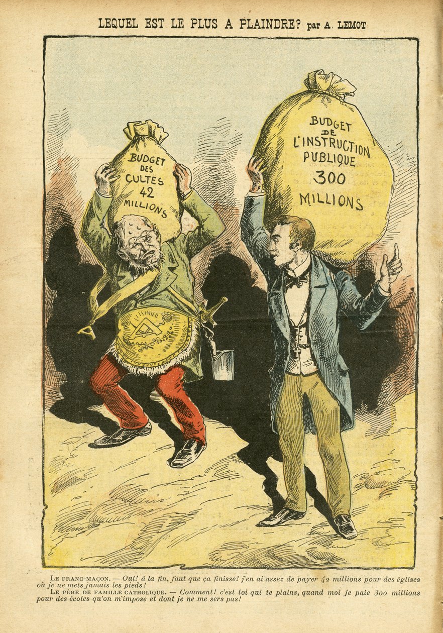 Kuvitus: Achille Lemot (1846-1909) Le Pelerinissä tekijältä Achille Lemot